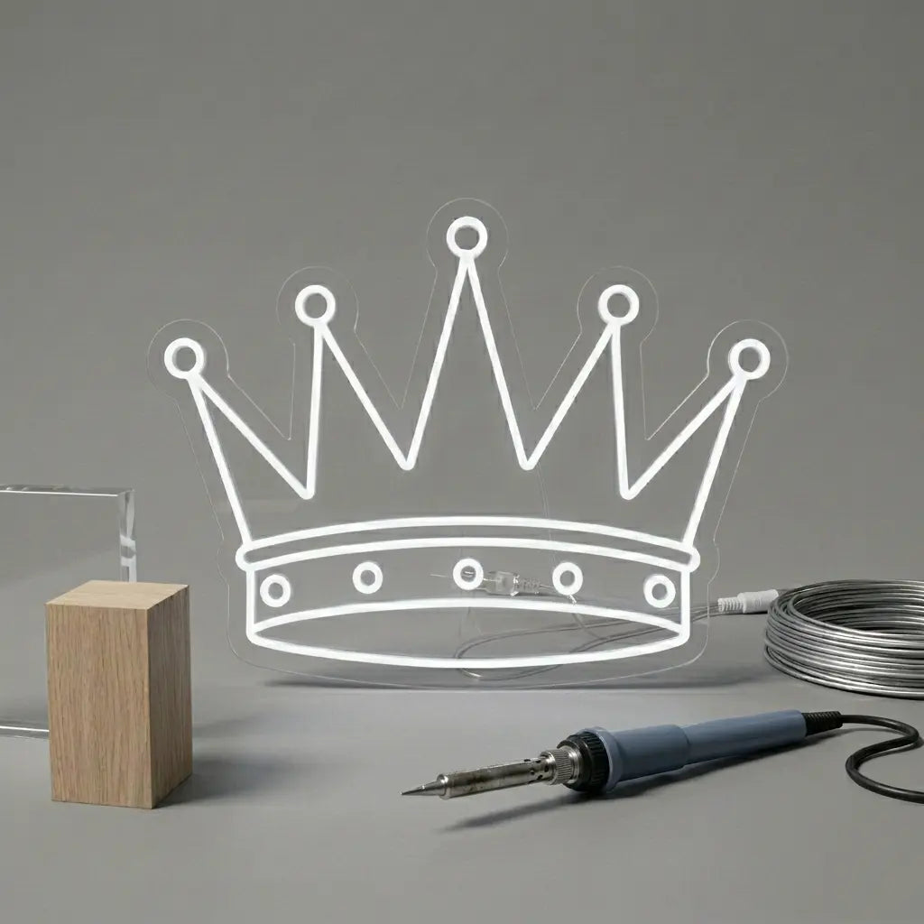 King Crown Neon LED Sign