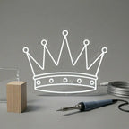 King Crown Neon LED Sign