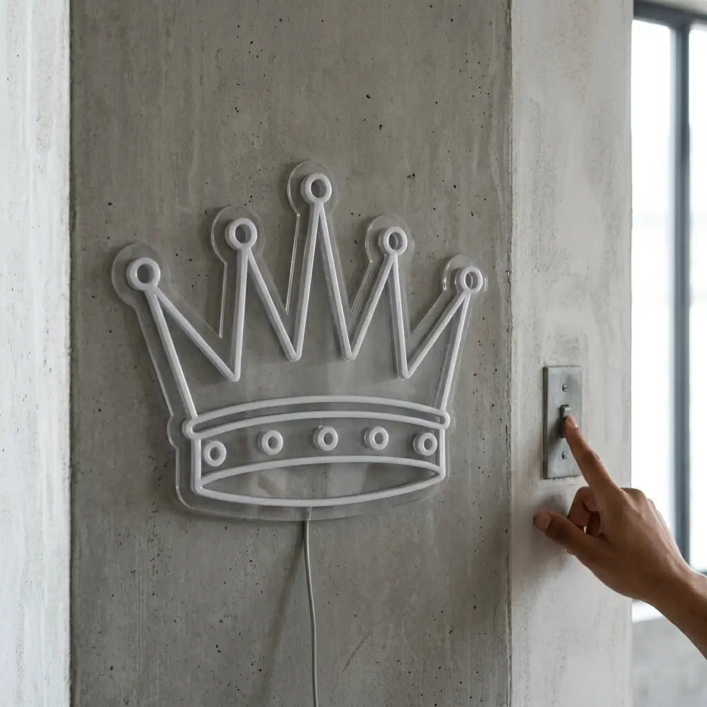 King Crown Neon LED Sign