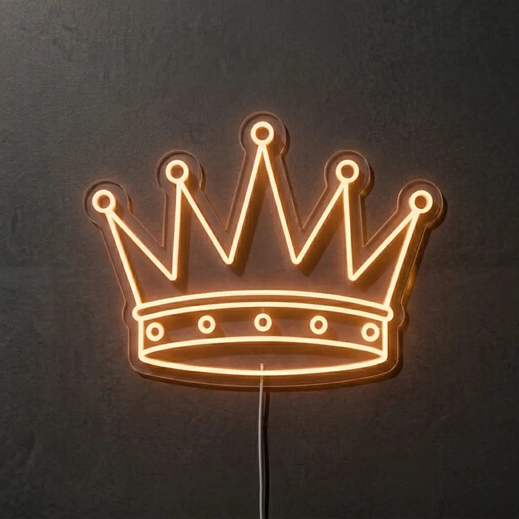 King Crown Neon LED Sign