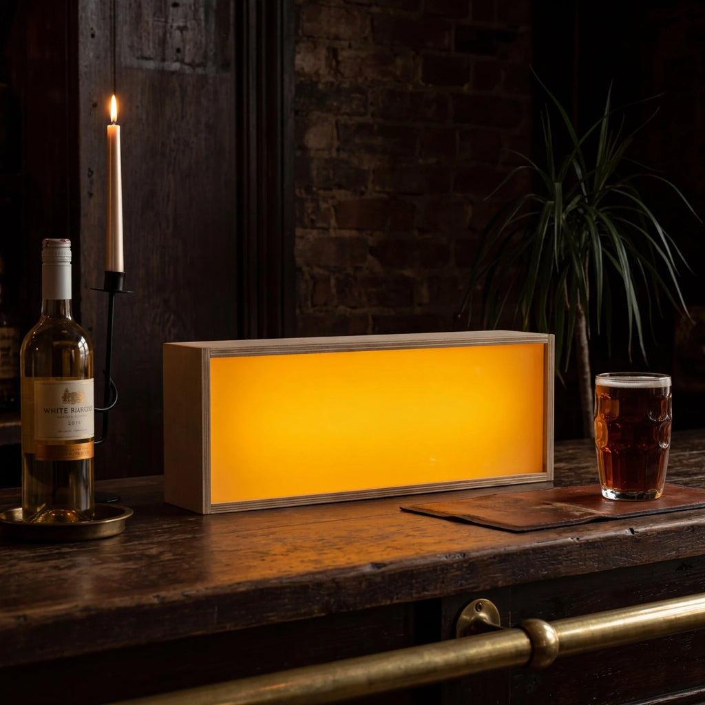 Customizable Wooden Lightbox