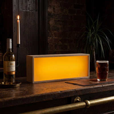 Customizable Wooden Lightbox