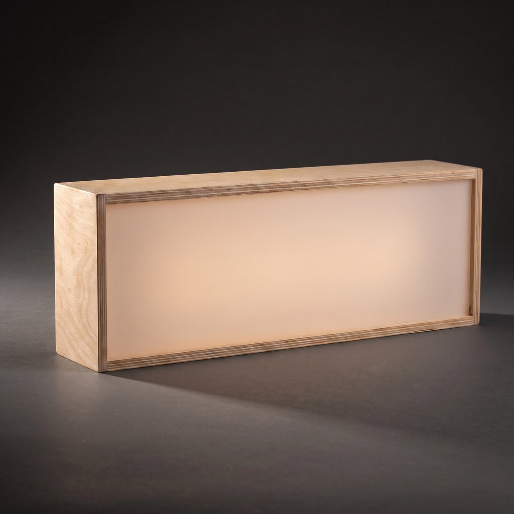 Customizable Wooden Lightbox