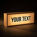 Customizable Wooden Lightbox